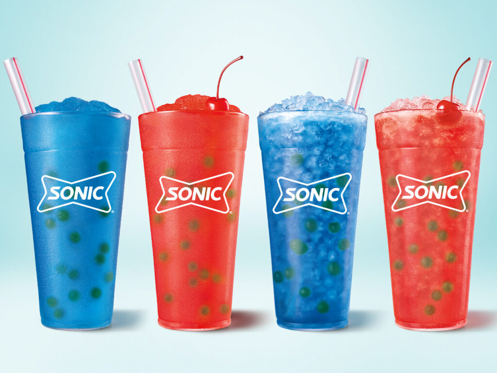 Sonic Drink Menu